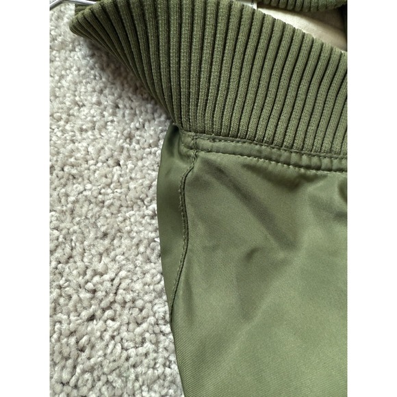 hope stockholm jacket Mine Olive Green Bomber Zip Up Size W 36 M 46 - Picture 6 of 11